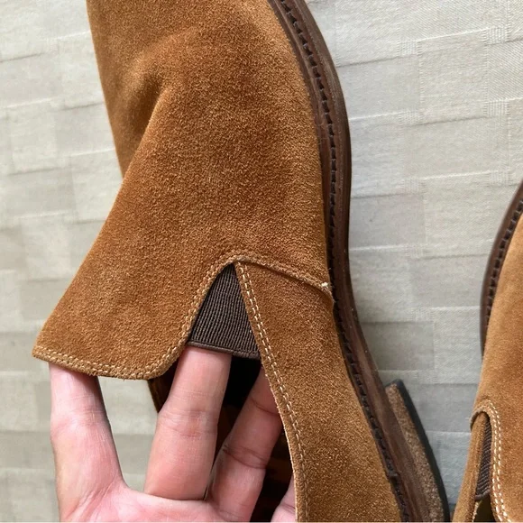 Warfield & Grand Suede Menlo Loafers in Rust Aurélien | Rust Suede Yacht Loafer main image 3